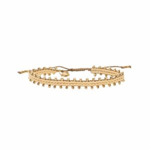 Positive Citrin Gold Fusskette